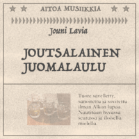 Jouni Lavia: Joutsalainen juomalaulu digijulkaisu ja albumin kansi