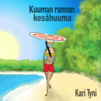 Kari Tyni: Kuuman rannan kesähumaa digijulkaisun kansikuva